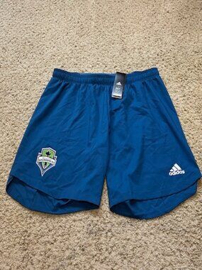 Seattle Sounders Adidas 2020-21 Home Authentic Player Match Shorts Sz XL New NWT